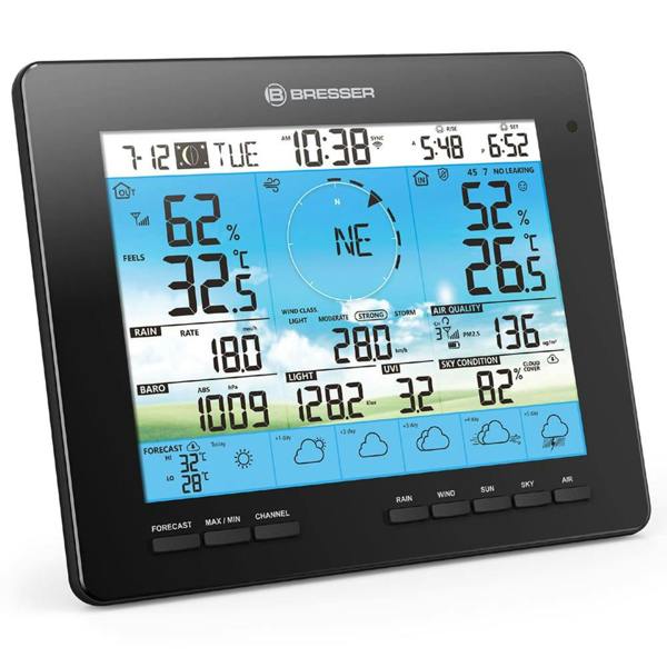 Bresser 7-in-1 Solar 6-Day 4CAST PRO Wi-Fi Weather Station