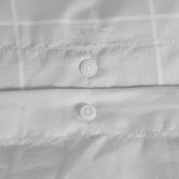 Smart Living Linear Check Duvet Set - Natural