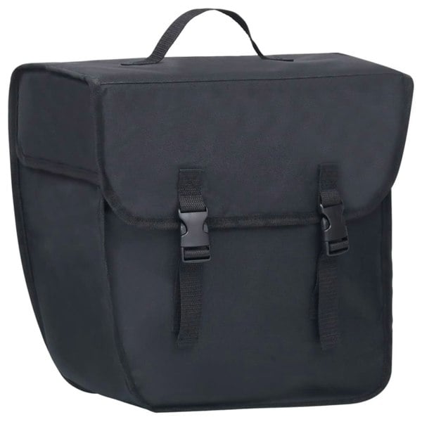 Berkfield Single Bicycle Bag for Pannier Rack Waterproof 21 L Black