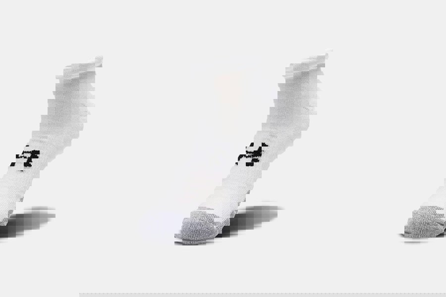 Nike Under Armour Heatgear Unisex Socks 1346753 - 3 Pack - White