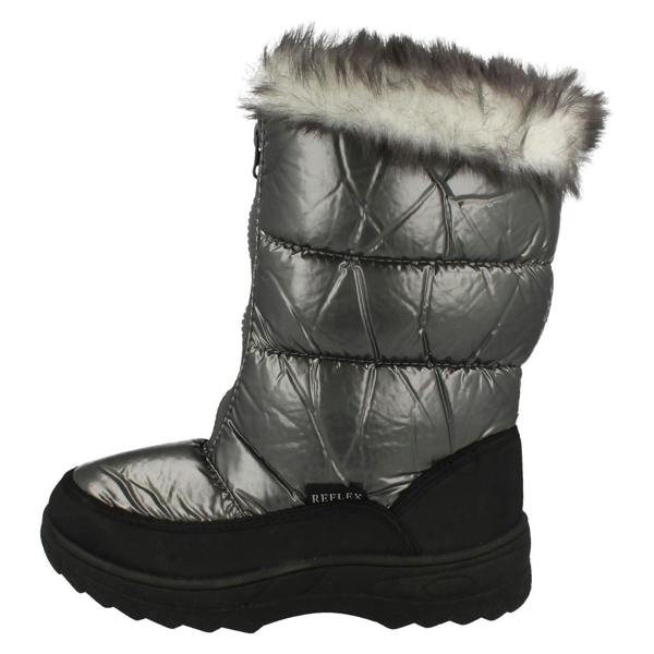 Reflex Ladies Reflex Fur Topped Snow Boots F4334