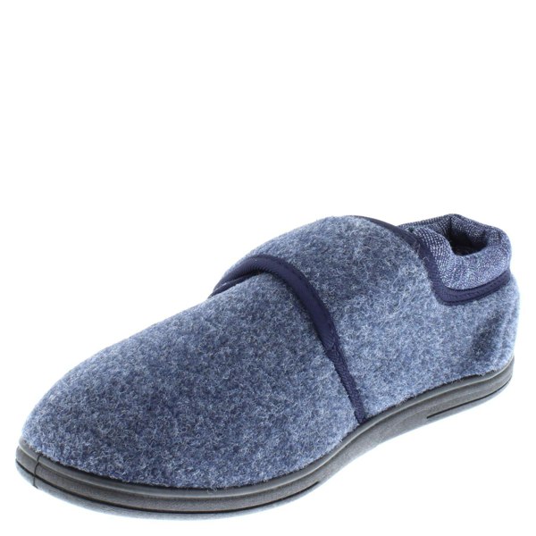 Dunlop Atticus Memory Foam Hook and Loop Men's Slippers