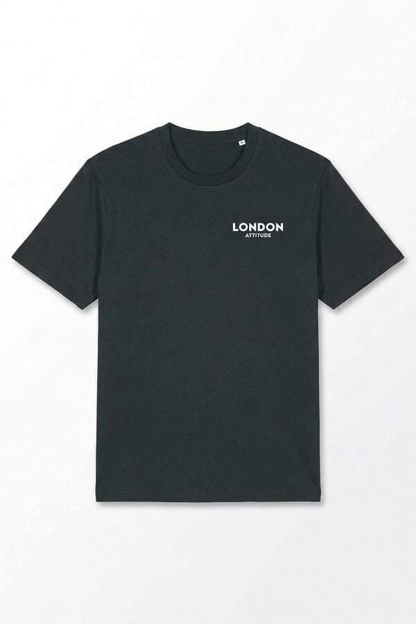 London Attitude Athletics Premium Graphic T-Shirt in White Print