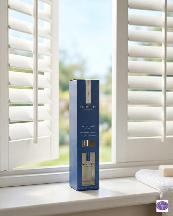 Pecksniff's Fresh Linen & Daisy Fragrance Reed Diffuser 100ml