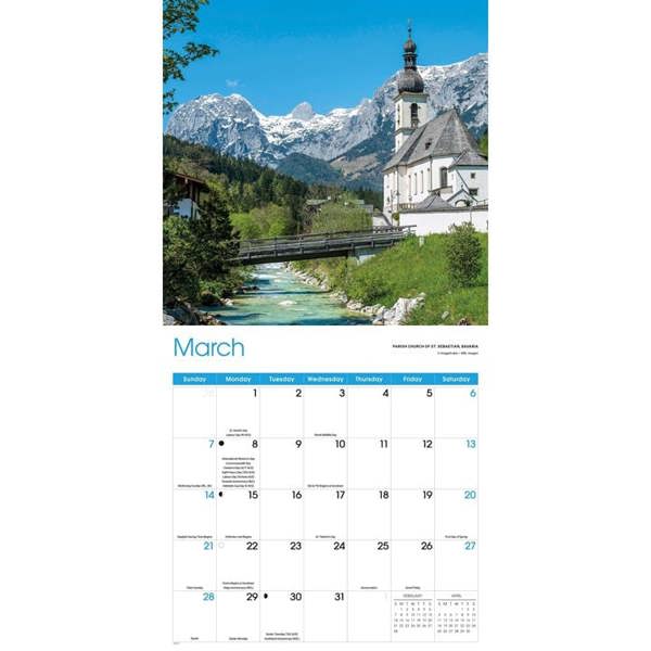Europe Germany Calendar 2027, Wall Calendars, Month To View, Travel, Gift