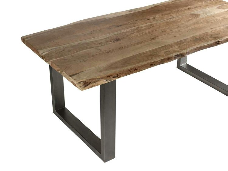 Wyld Haus Wellington 200cm 6 Seater Acacia Wood Live Edge Dining Table