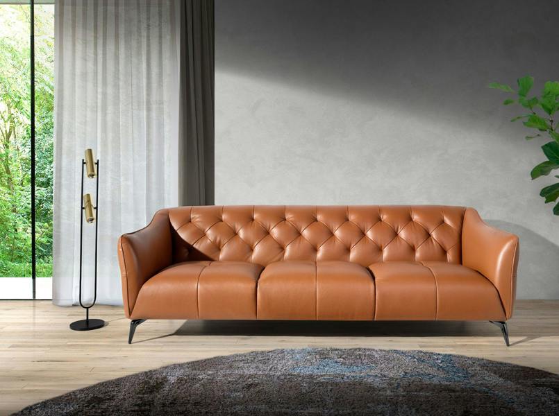 Angel Cerdá Chester sofa in brown leather 6168/6169