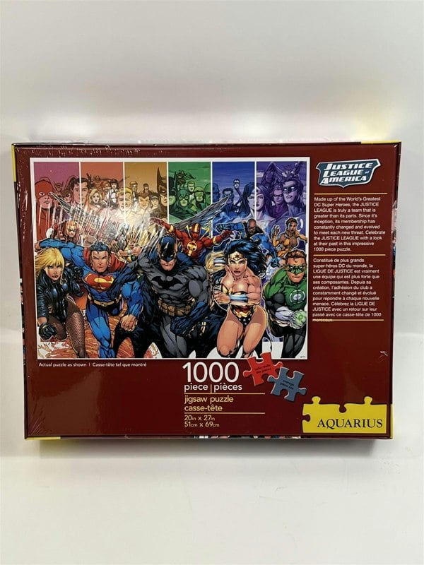 Aquarius Justice League of America 1000 Piece Jigsaw Puzzle 20 Inch x 27 Inch