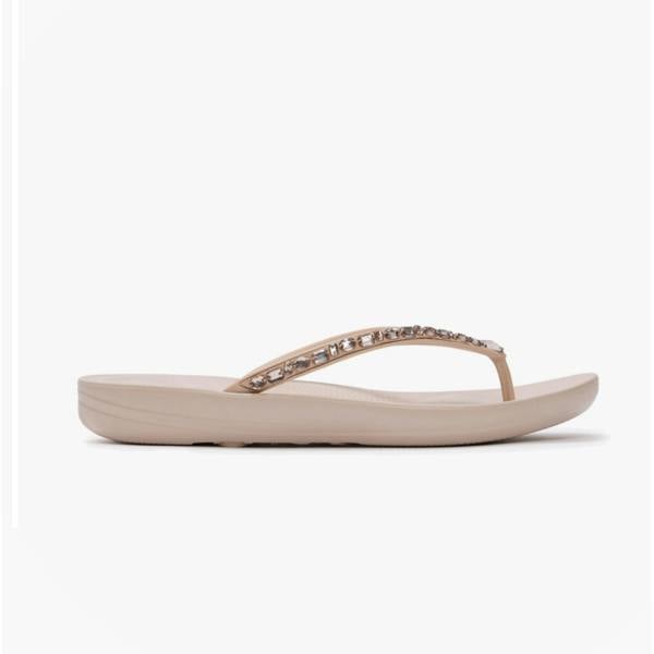 FitFlop FitFlop IQUSHION MULTI Womens Toe-Post Sandals All Nude Rose
