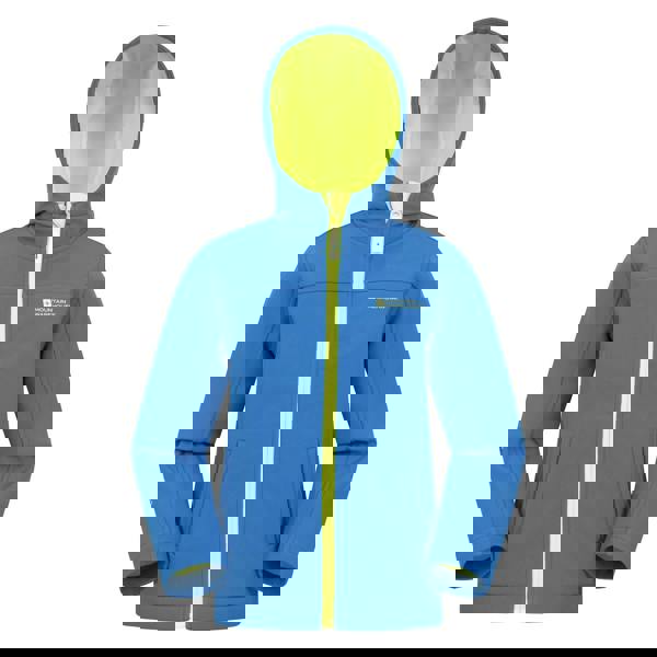 Mountain Warehouse Childrens/Kids Water Resistant Soft Shell Jacket - Cobalt - 