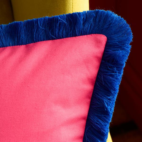 Sophie Robinson Darling Diagonal Stripe Reversible Filled Cushion Bright