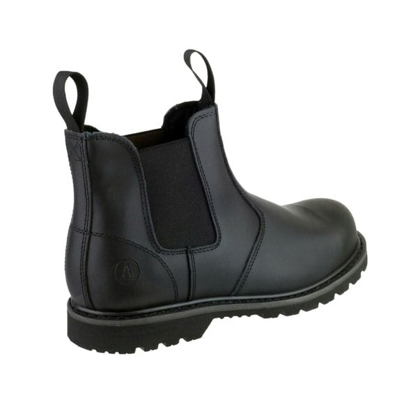 Amblers Safety FS5 Goodyear Welted Pull on Dealer Men's Safety Boots in Black