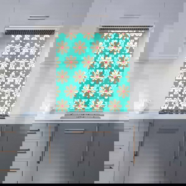 Warren Reed - Designer Daisy Pattern Kitchen Splashback