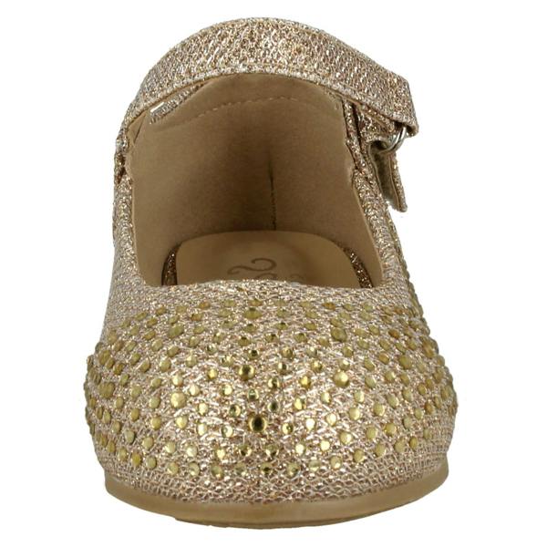 Savannah Girls Savannah Flat Diamante Shoes
