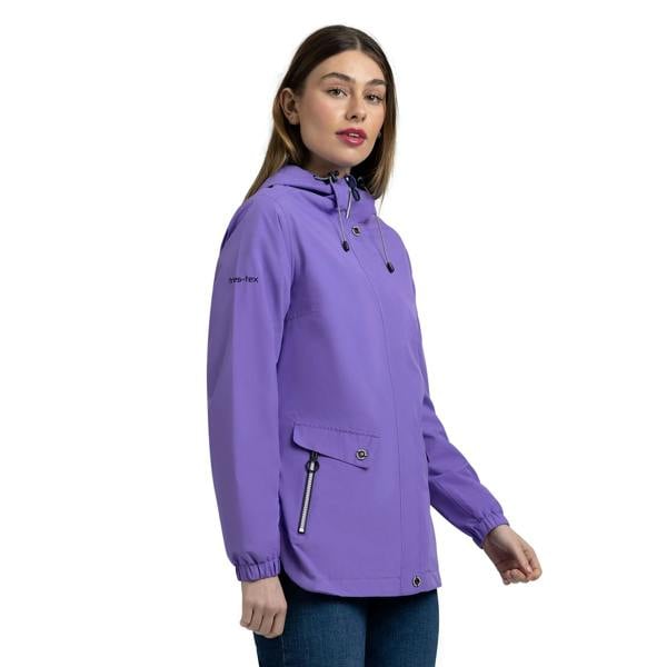 Trespass Womens/Ladies Flourish Waterproof Jacket - Wisteria - 