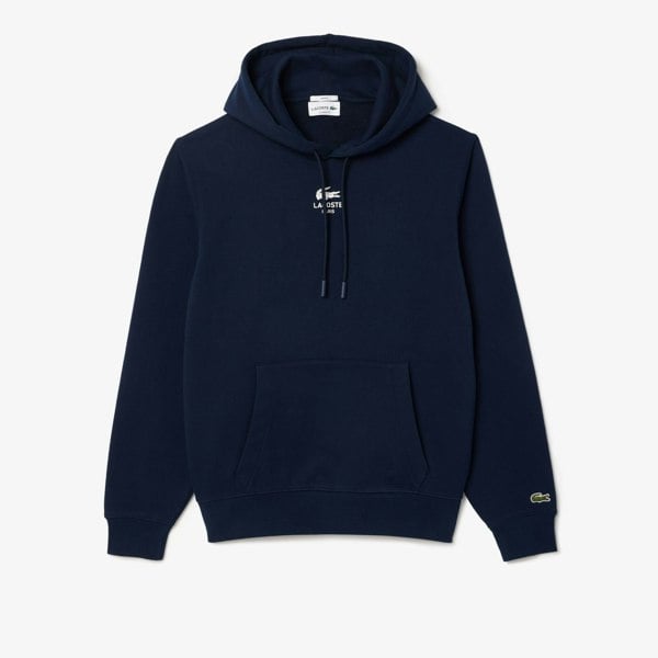 Lacoste Unisex Adult Back Print Hoodie - Blue