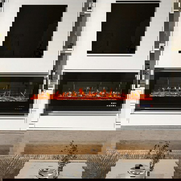 72 inch Wall Mounted Electric Fireplaces With Remote Control 9 Flame Colours Heater Wall Mounted Fireplaces Living and Home