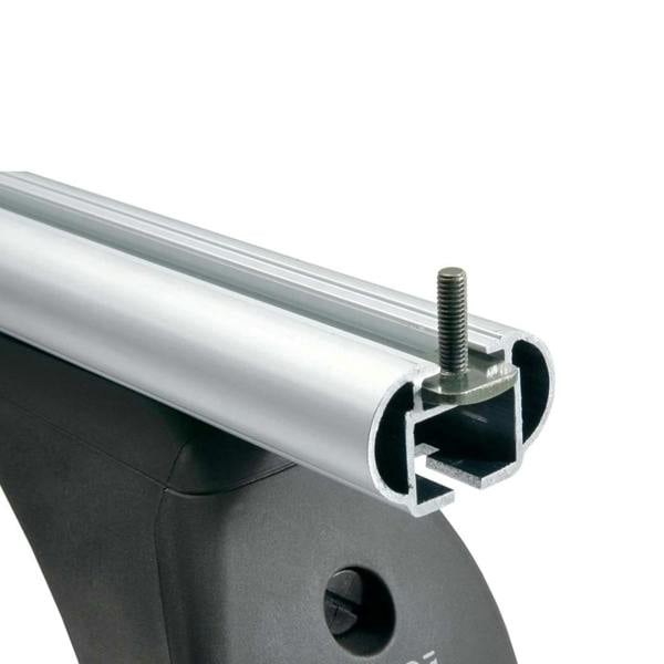 Green Valley Complete Universal Aerodynamic Aluminium Roof Rack Cross Bars for Vehicles with Open Roof Rails 135cm