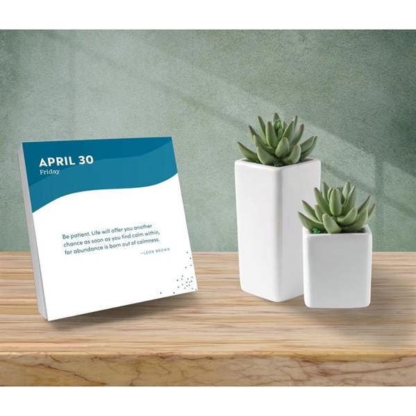 Sourcebooks Everyday Calm Desk Calendar 2027, Desk Calendars, Day To View, Lifestyle, Gift