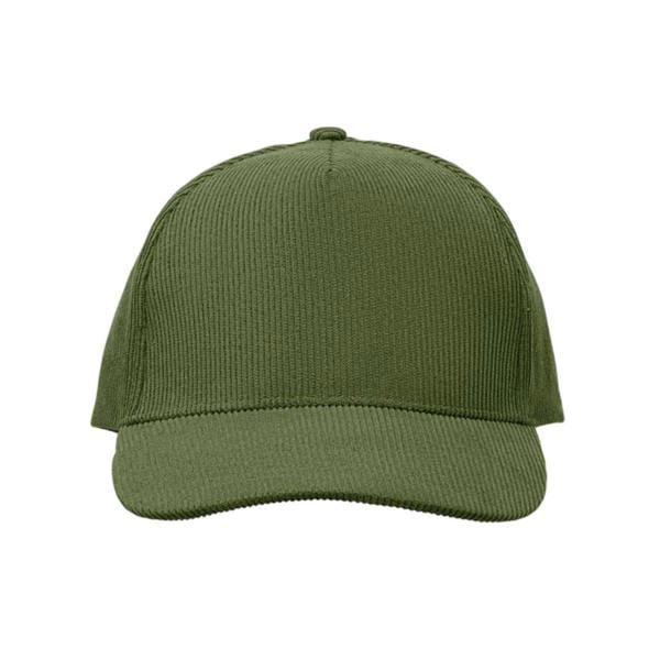 MidOcean Wale Corduroy Baseball Cap - Army Green - 