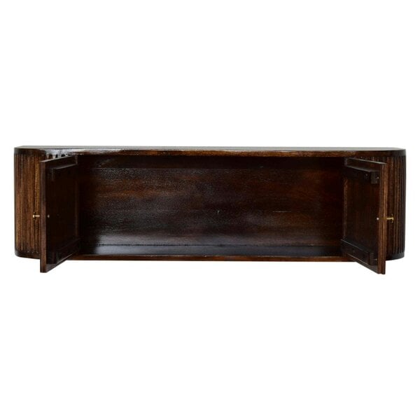 Wyld Haus Positano Chestnut Mango Wood Wall Mounted Console Table