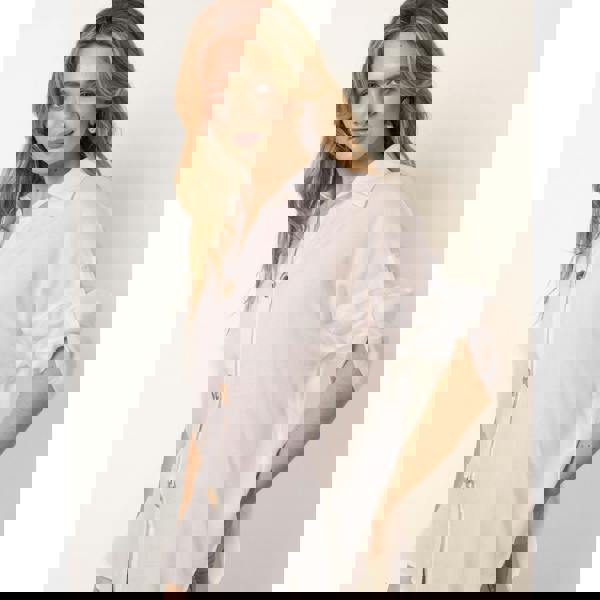 Blue Vanilla Gold Button Shirt