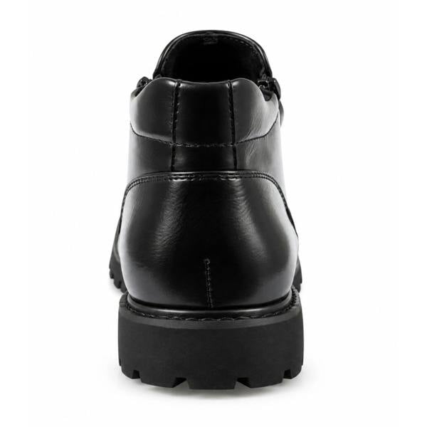 Dolcetto Men's Vegan Leather Side-Zip Casual Ankle Boots
