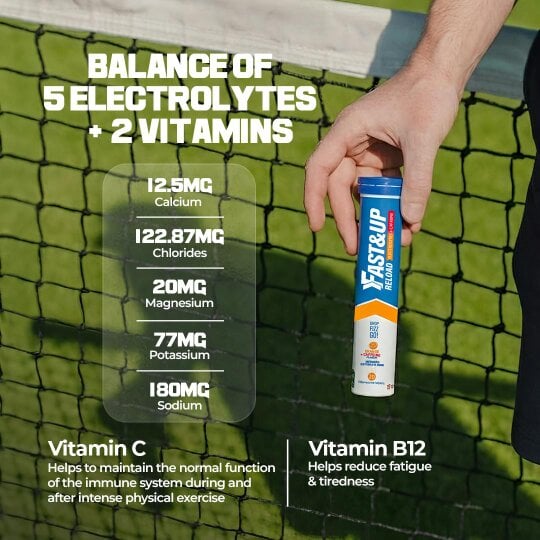 Reload Electrolyte Tablets for Instant Hydration & Energy - Orange Caffeine Flavour, Pack of 1