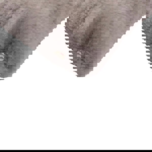  Alpaca Fur Cushion | Double sided | Short Wool Light Grey