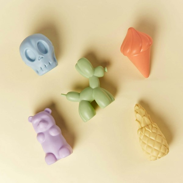 Squeaky Dog Toys Selection of Five Unique Shapes