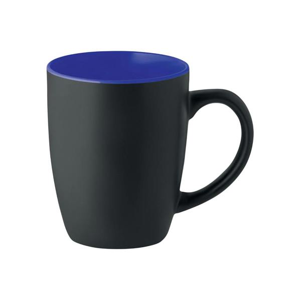 MidOcean Lim Two Tone Ceramic 0.29L Mug - Black/Royal Blue - 