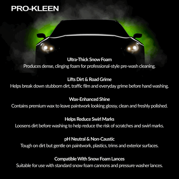 ProKleen 5 Litres Pro-Kleen Professional Pre-Wash Watermelon Snow Foam with Wax