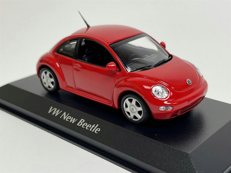 Maxichamps VW New Beetle 1998 Red 1:43 Scale Maxichamps 940058001