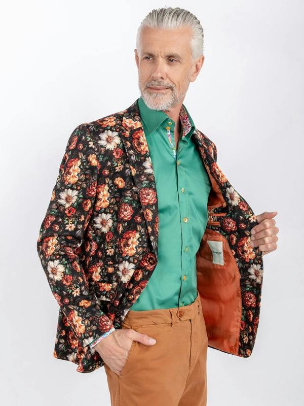CLJ2550 FLORAL PRINTED - Claudio Lugli Shirts