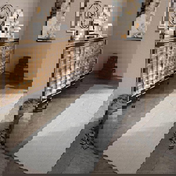 The Rugs Hand-Woven Wool Rug - Elegant Abstract Designs