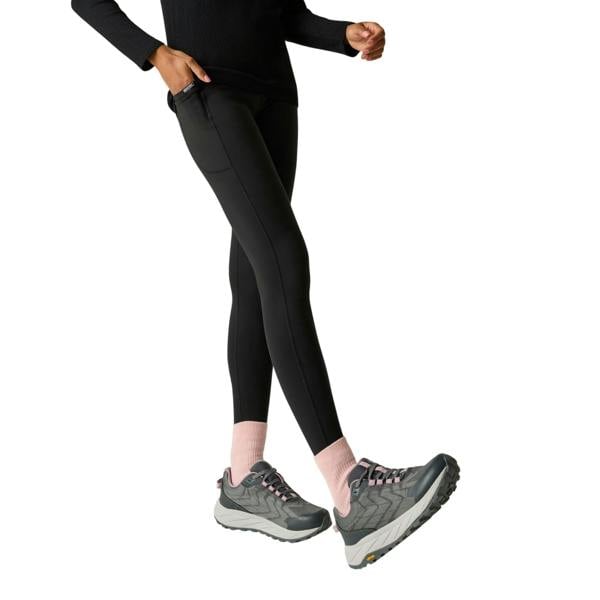 Regatta Womens Outdoor Comfort Leggings - Black - 10 UK - Black - 50% Polyester/30% Recycled Polyester/20% Elastane