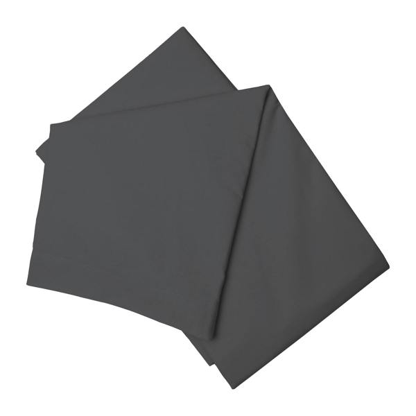 Belledorm Brushed Cotton Flat Sheet - Charcoal - 