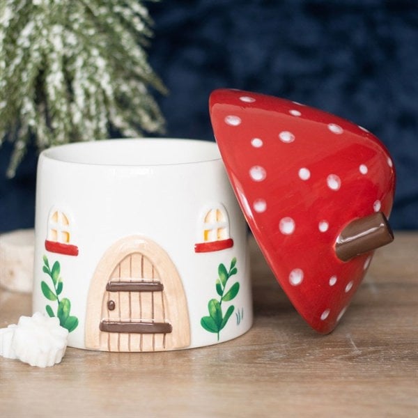 Serano Mushroom House Oil Burner and Wax Warmer