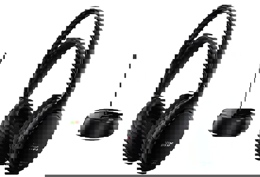 Philips RF-SHC5200 Wireless Hi-Fi Over-Ear Rechargeable Headphone - Free Gift RRP £5!
