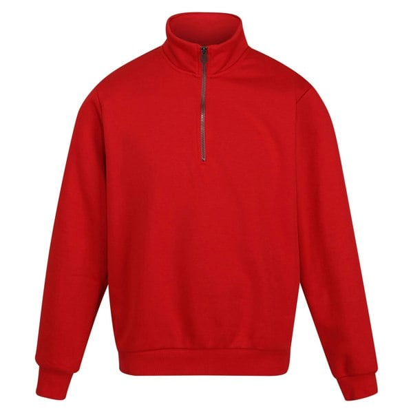 Regatta Professional Mens Quarter Zip Sweatshirt - Classic Red