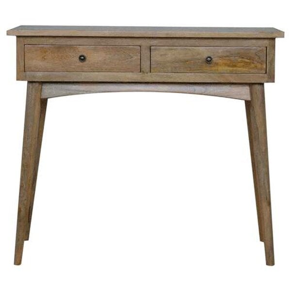 Wyld Haus Bevagna Hallway 2 Drawer Mango Wood Console Table
