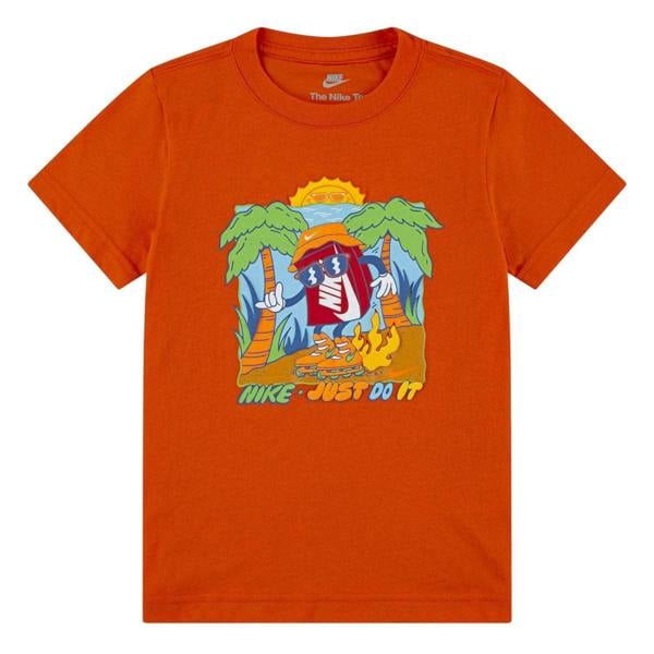 Nike Childrens/Kids Palm Tree T-Shirt - Safety Orange - 