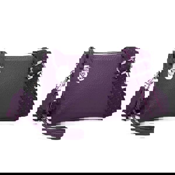 Love EMVY Embolden Collection Faux Leather Crossbody Bag with Wrist Strap