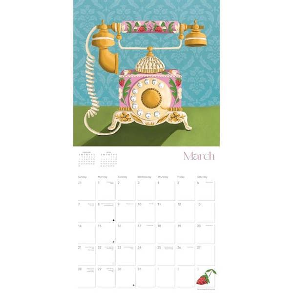 Vintage Home Calendar 2027, Wall Calendars, Month To View, Lifestyle, Gift