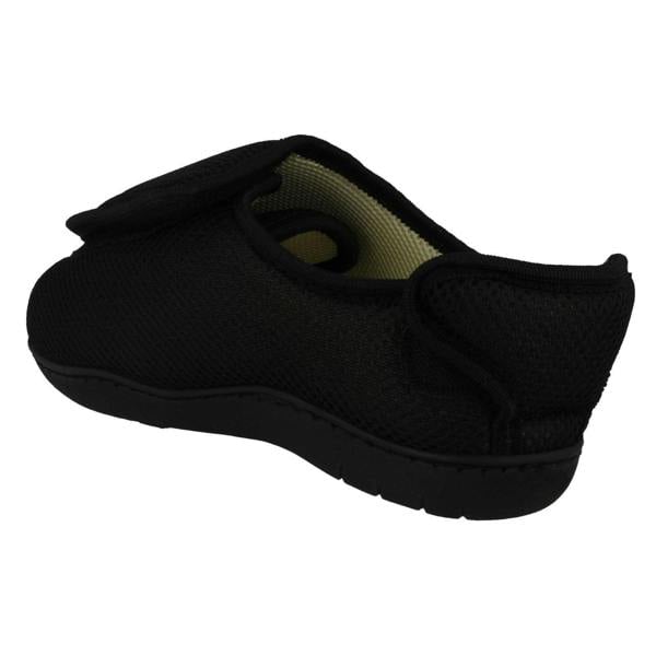 Spot On Unisex Spot On Perforated Cross Over Wide Fitting Slippers