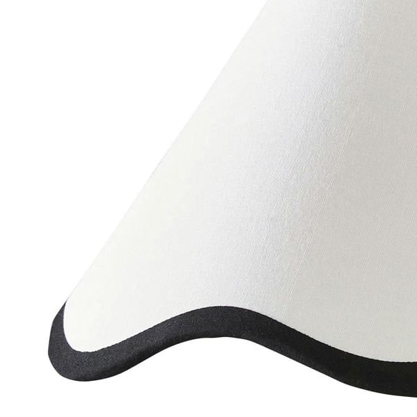Pagazzi Lighting Ripple Shade Off White And Black 27Cm