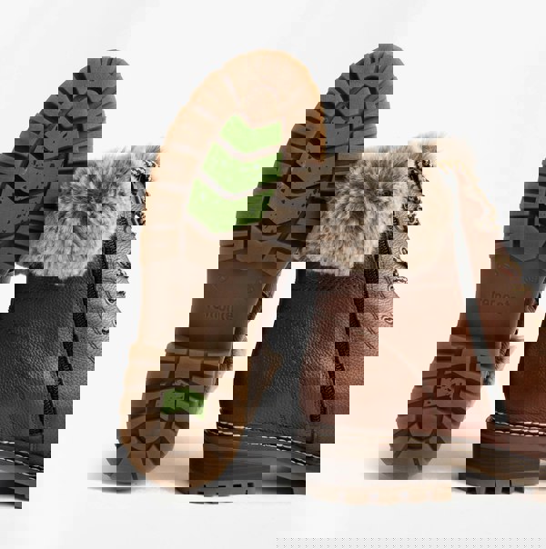 Remonte D0B74-24 Womens Fur Ankle Boots Brown