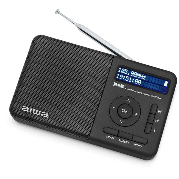 Aiwa RD-40DAB Digital Portable Radio Dab+/FM-RDS Radio