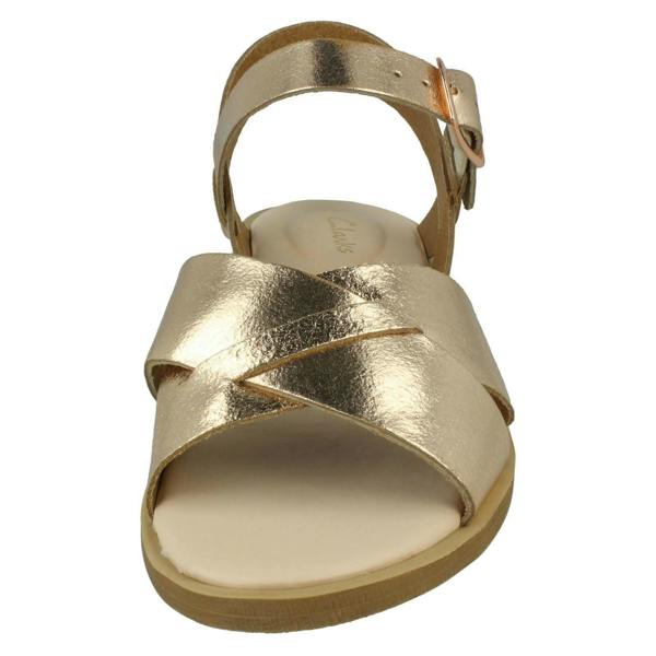 Clarks Ladies Clarks Casual Sandals Willow Gild