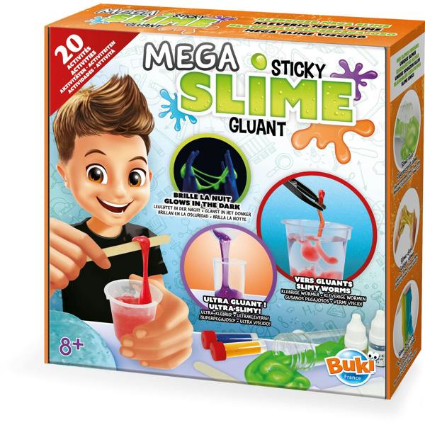 Buki Mega Sticky Slime Kit - White